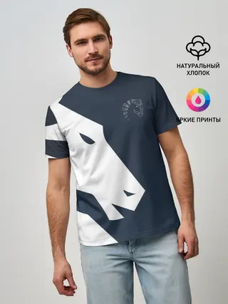 Мужская базовая футболка / cs:go - Liquid team