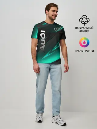 Мужская базовая футболка / Audi