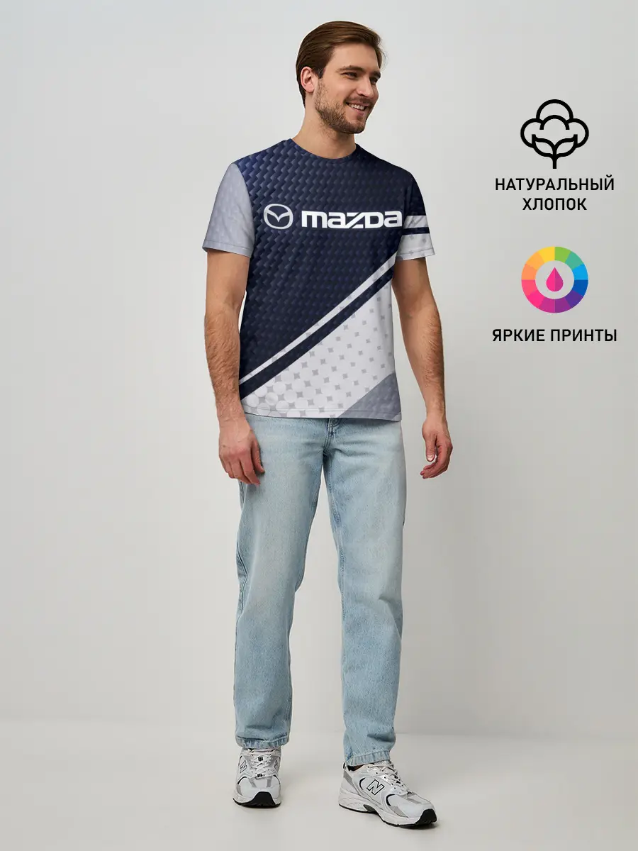Мужская базовая футболка / MAZDA / Мазда