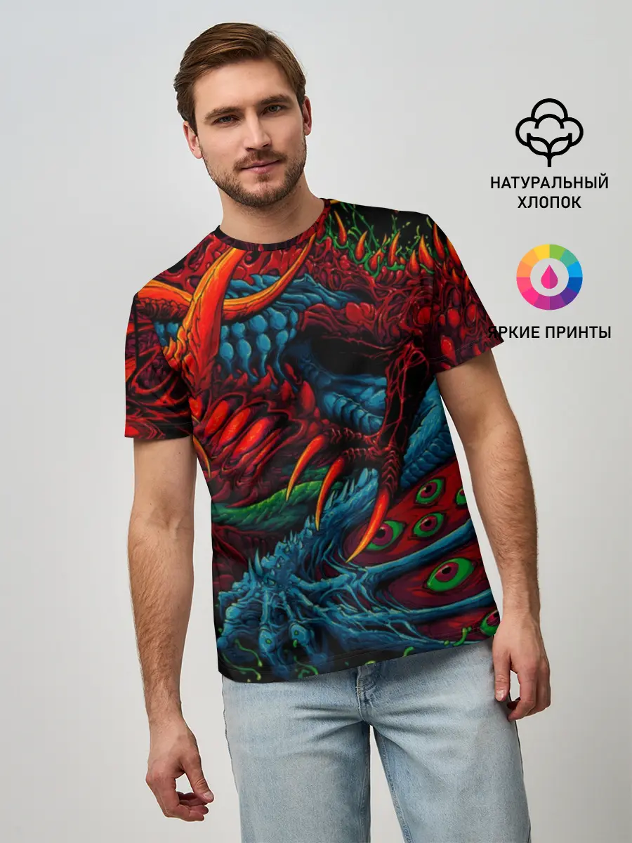 Мужская базовая футболка / CS GO:HYPER BEAST