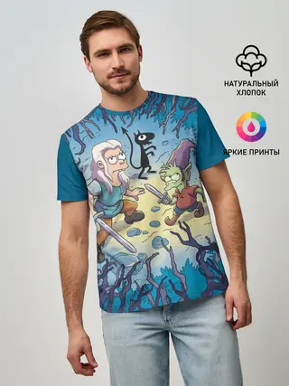 Мужская базовая футболка / Disenchantment