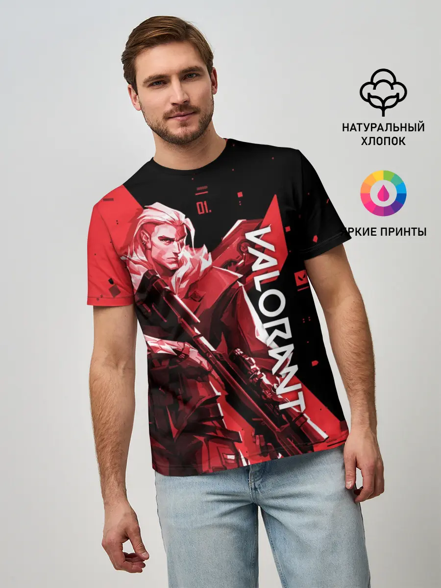 Мужская базовая футболка / VALORANT