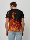 Мужская базовая футболка / Огонь