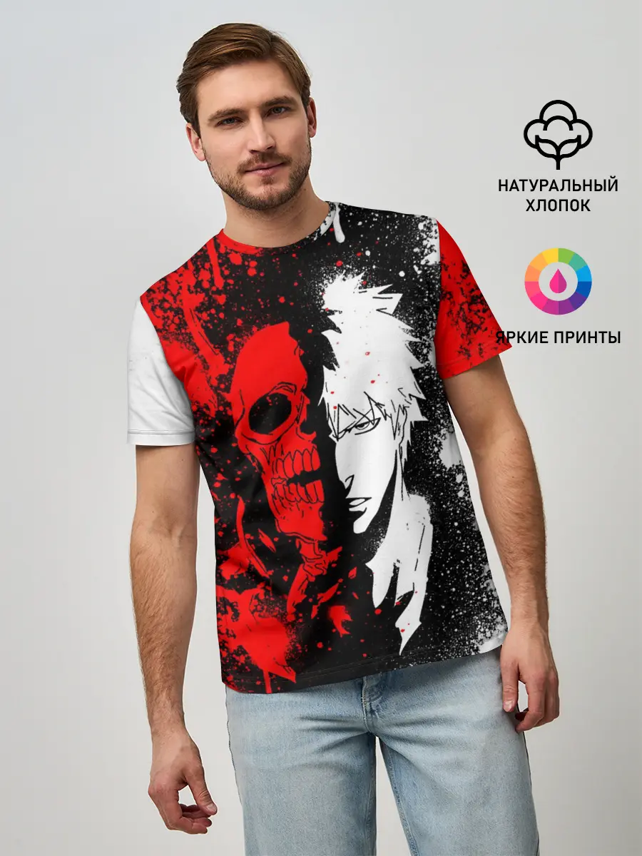 Мужская базовая футболка / ИЧИГО БЛИЧ | ICHIGO BLEACH