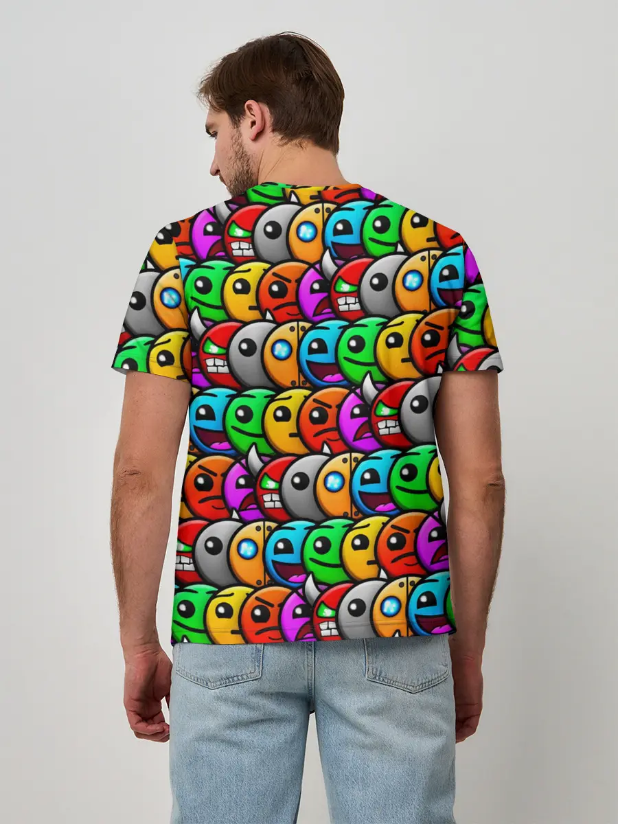 Мужская базовая футболка / GEOMETRY DASH