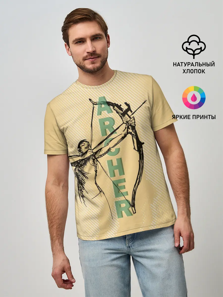 Мужская базовая футболка / Archer