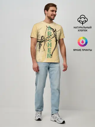 Мужская базовая футболка / Archer