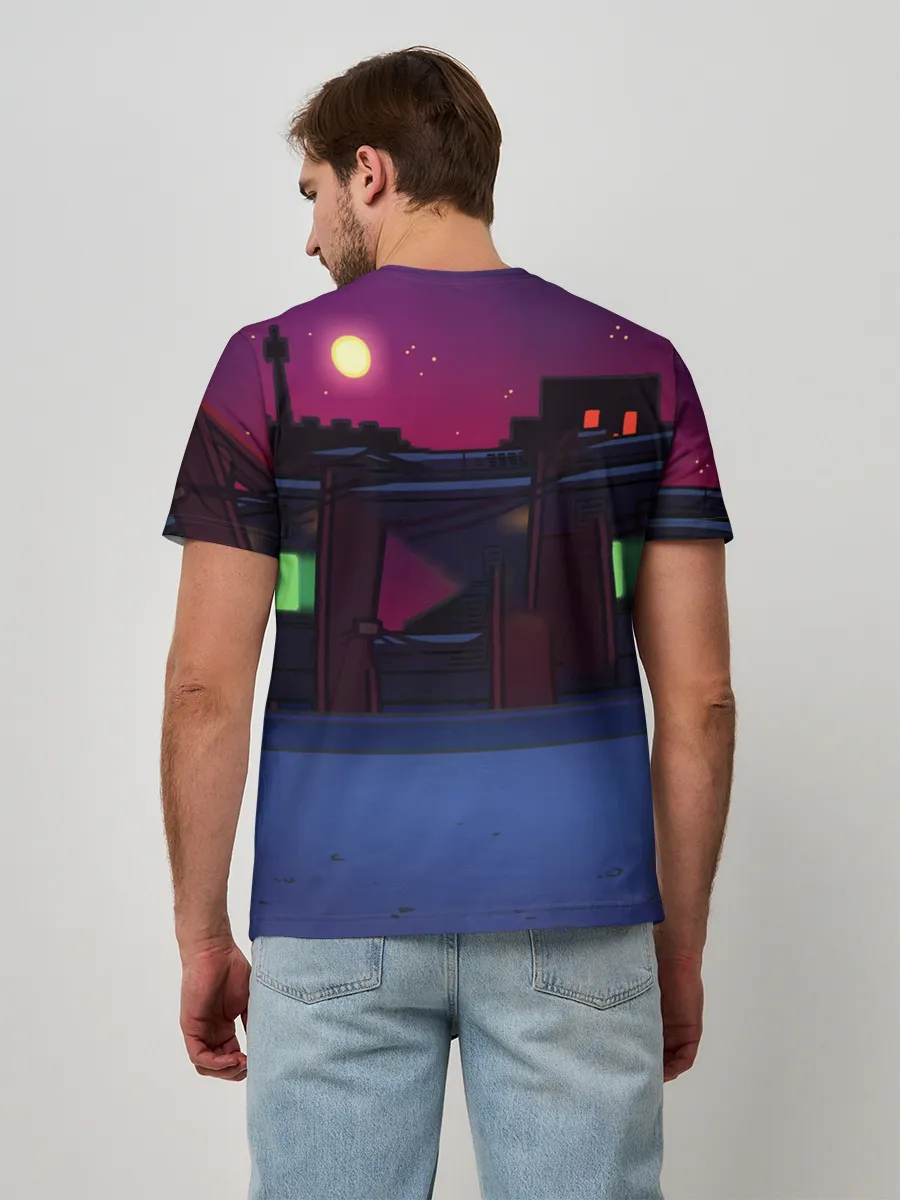 Мужская базовая футболка / FNF Скид и Памп