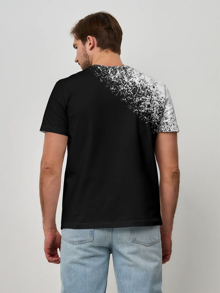 Мужская базовая футболка / Убийца Гоблинов черно-белый