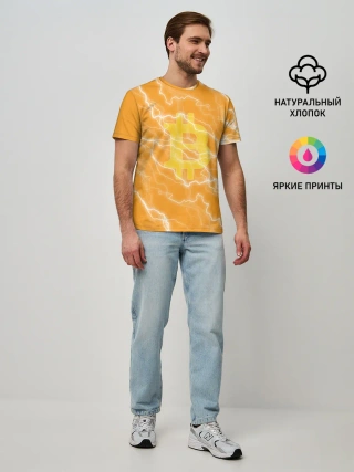 Мужская базовая футболка / Bitcoin