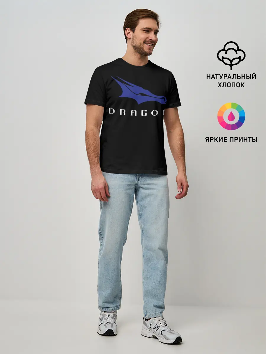 Мужская базовая футболка / Crew Dragon