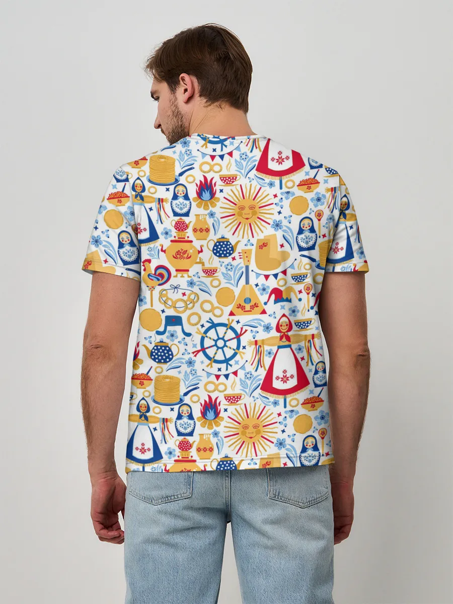 Мужская базовая футболка / Славянская символика