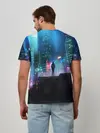 Мужская базовая футболка / CITY NEON
