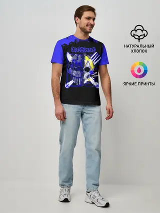 Мужская базовая футболка / Винсмок Санджи One Piece