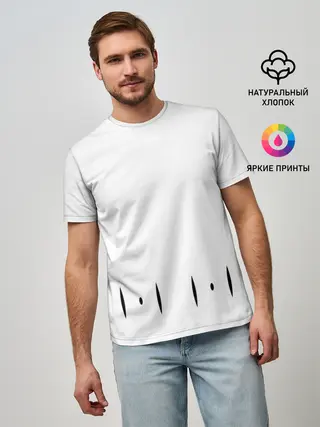 Мужская базовая футболка / ФОРМА КАПИТАНА ГОТЕЙ 13 СПИНА