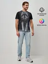 Мужская базовая футболка / КРАСИВЫЙ ВОЛК