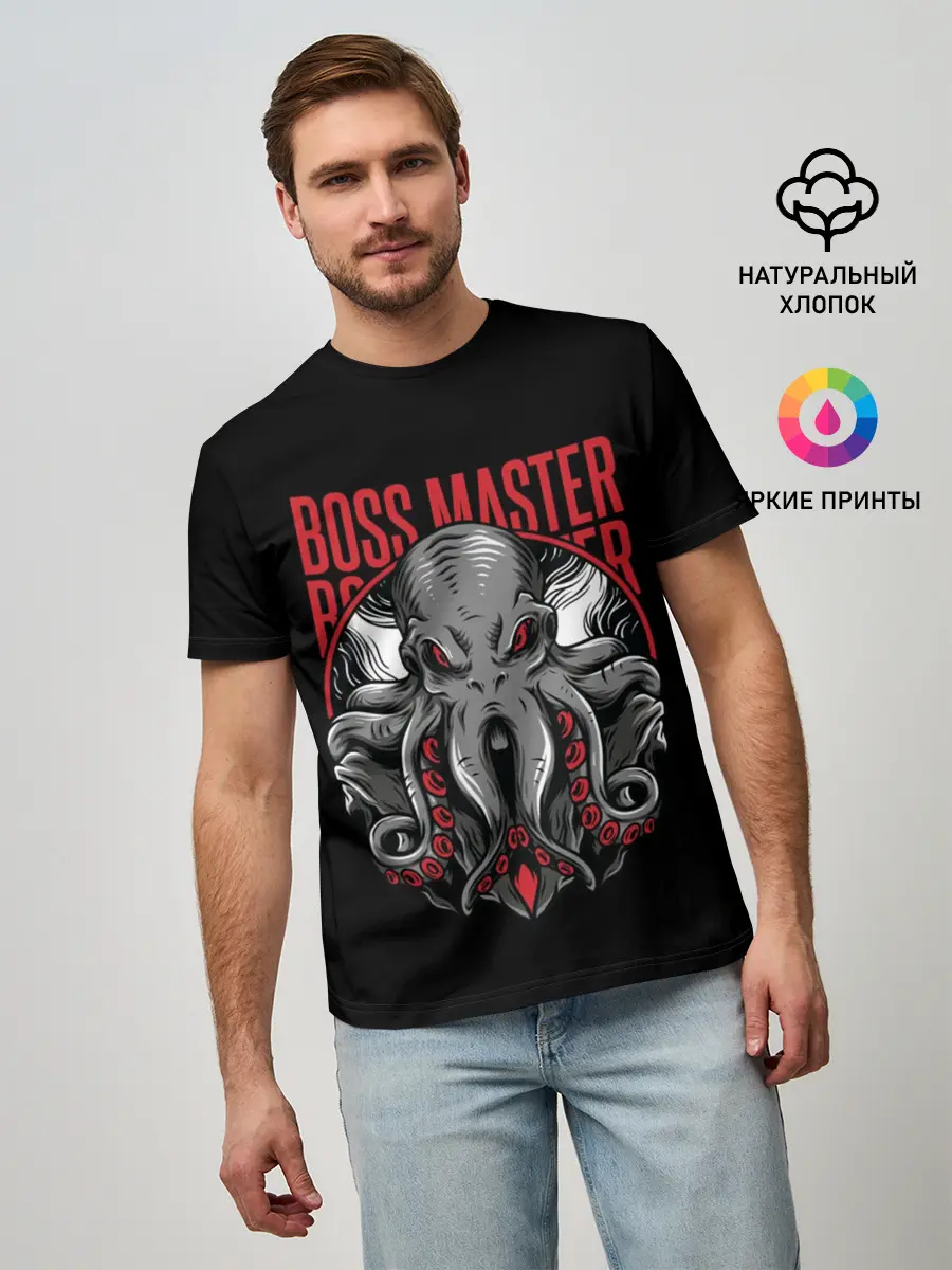 Мужская базовая футболка / Ктулху