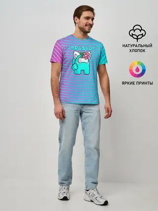 Мужская базовая футболка / Among Us