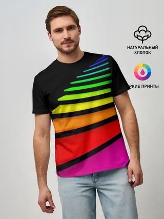 Мужская базовая футболка / Лестница