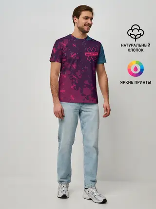 Мужская базовая футболка / Niletto - Splash