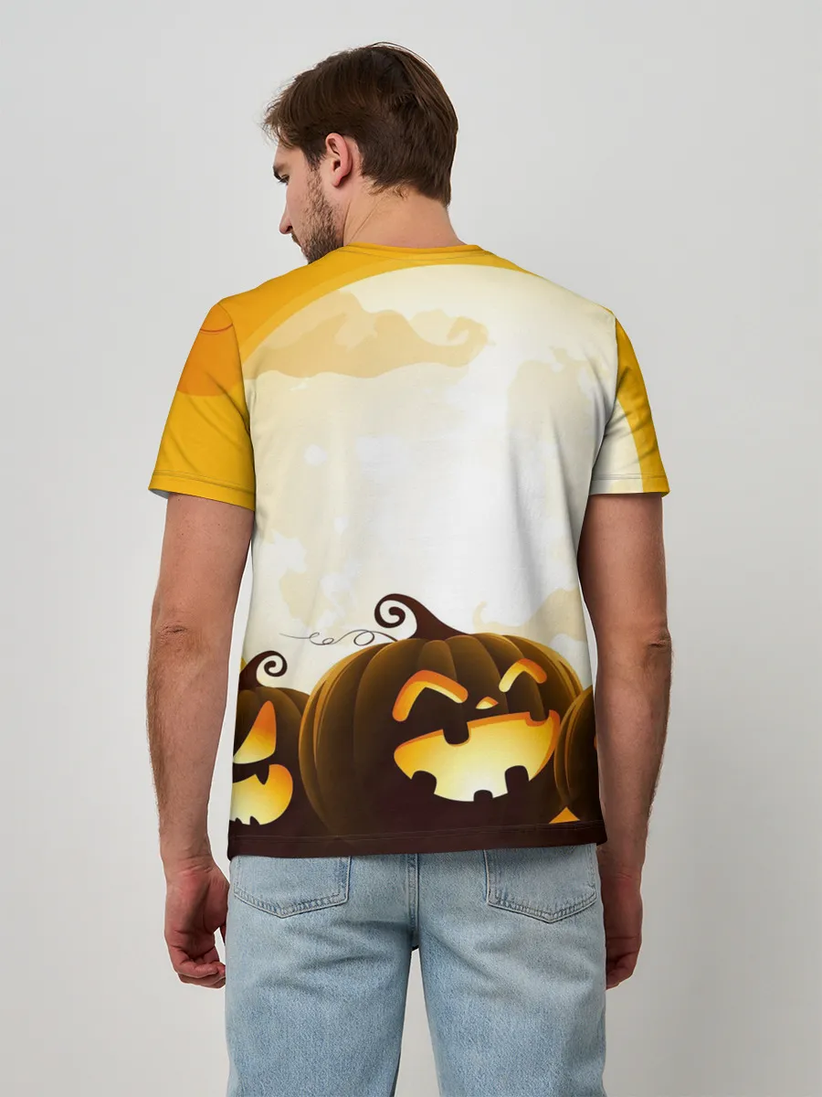Мужская базовая футболка / Тыквы