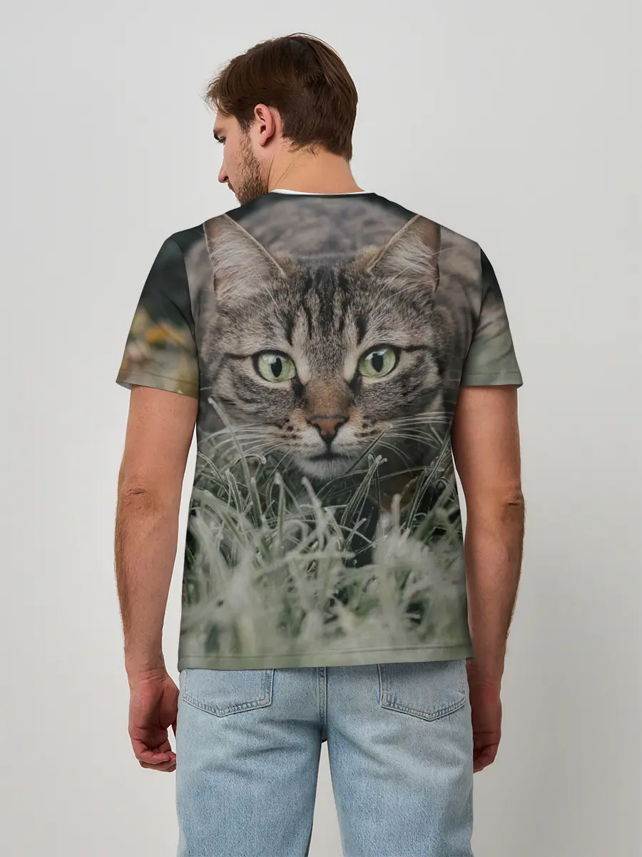 Мужская базовая футболка / Кошка