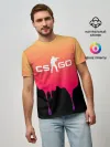 Мужская базовая футболка / CS GO GRADIENT