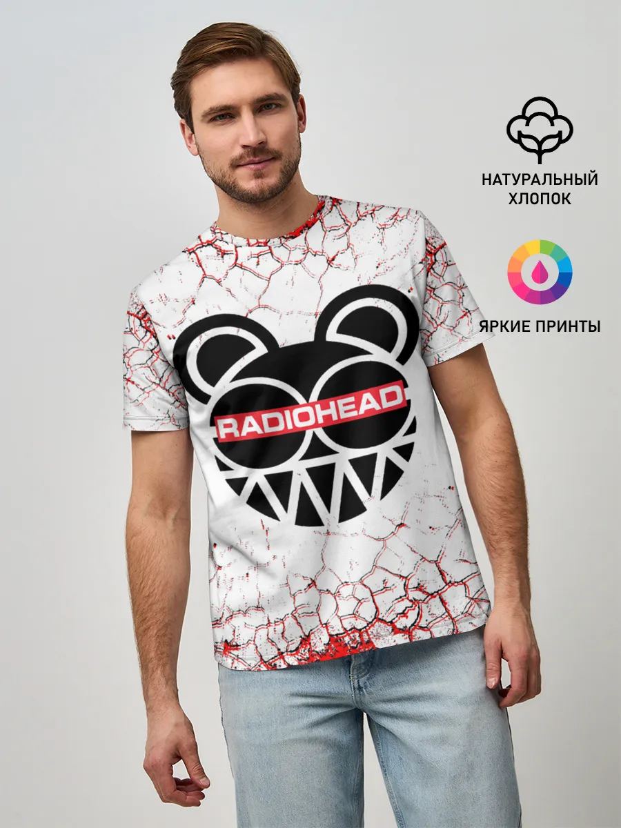 Мужская базовая футболка / radiohead.