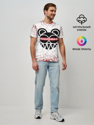 Мужская базовая футболка / radiohead.