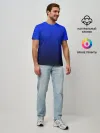 Мужская базовая футболка / CARBON BLUE | СИНИЙ КАРБОН