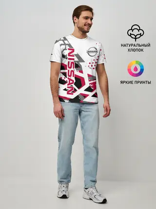 Мужская базовая футболка / Nissan