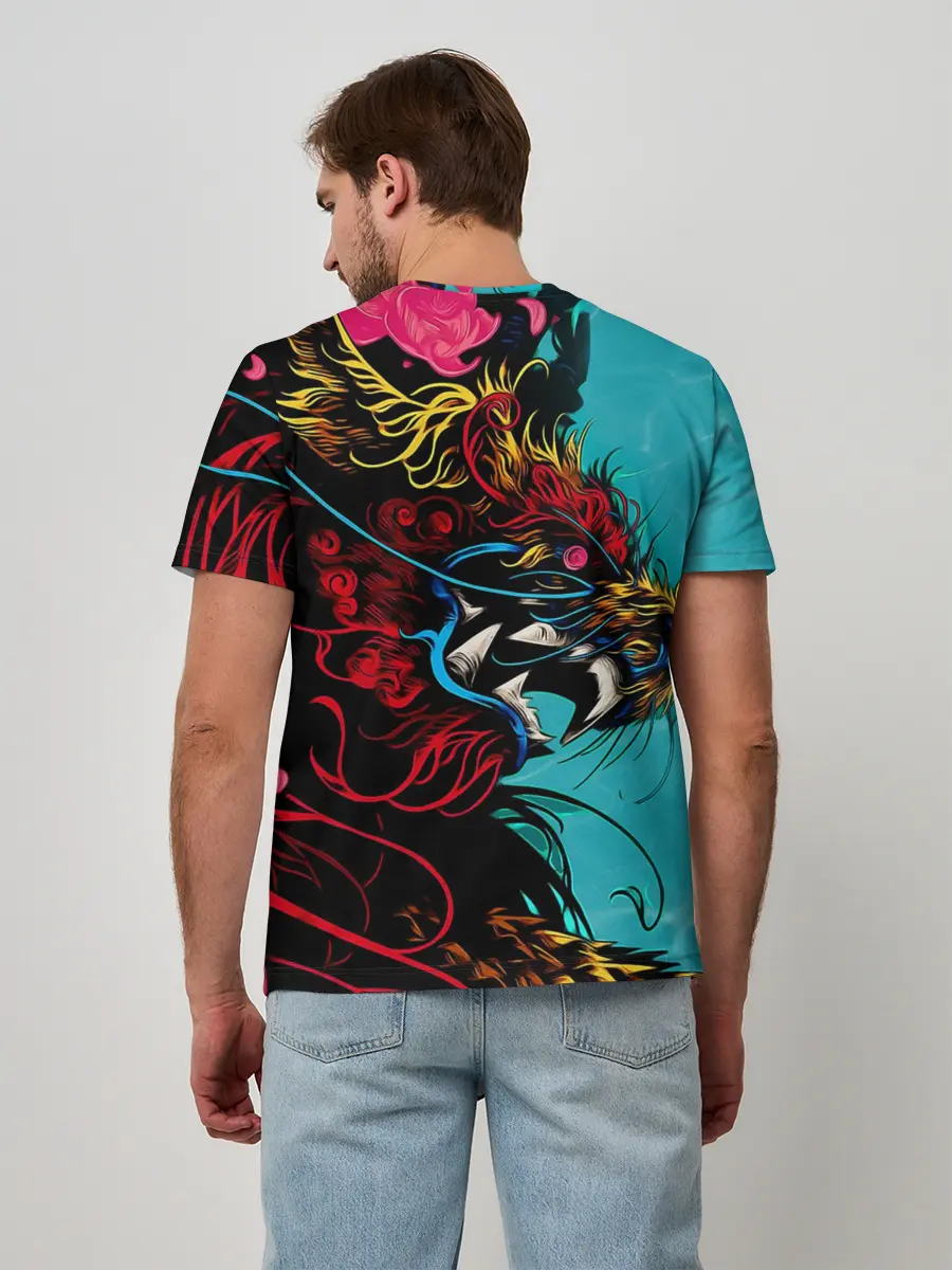 Мужская базовая футболка / Дракон | Dragon