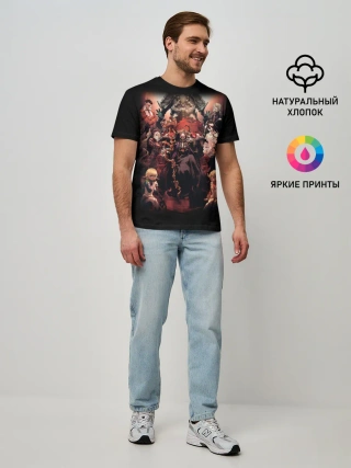 Мужская базовая футболка / Overlord