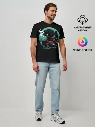 Мужская базовая футболка / Ковбой Бибоп