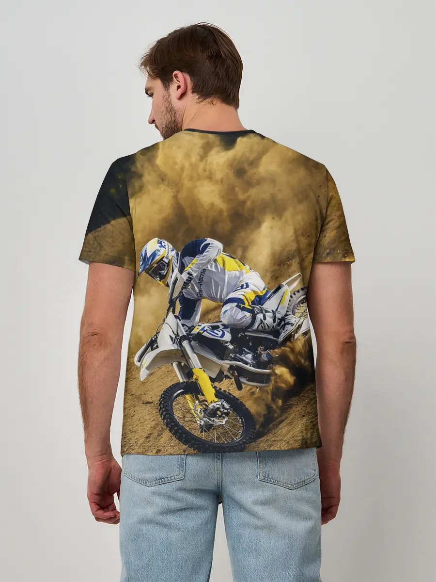 Мужская базовая футболка / HUSQVARNA / ХУСКВАРНА / SPORT