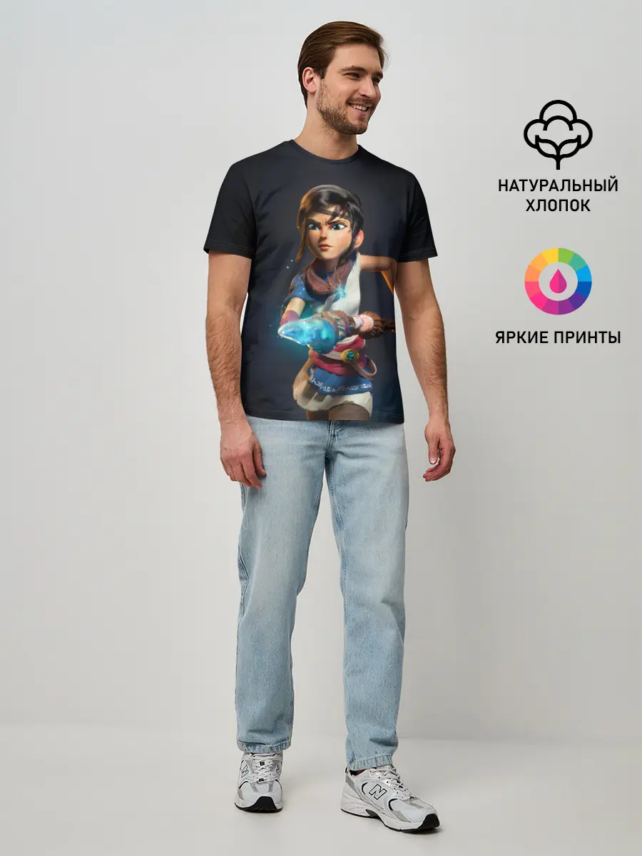 Мужская базовая футболка / Боевитая Кена