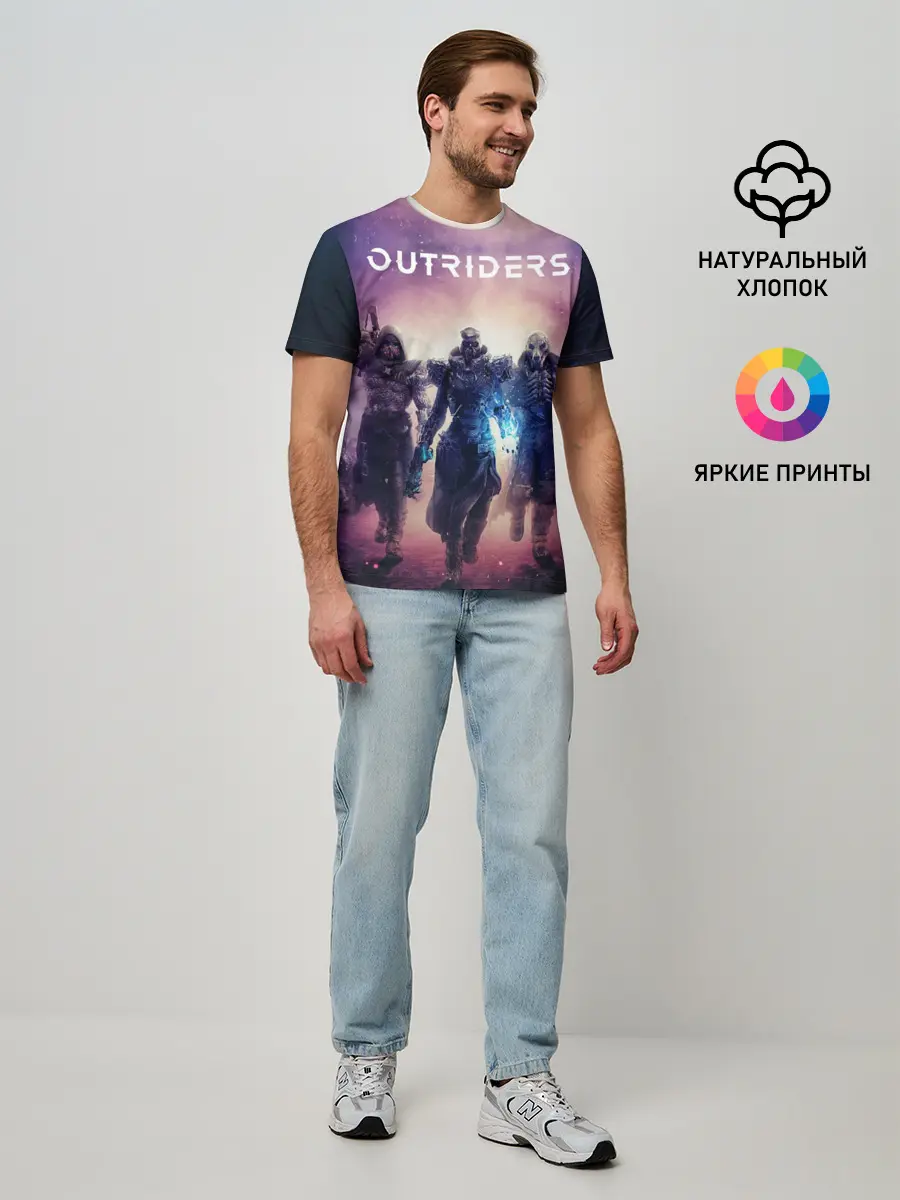 Мужская базовая футболка / Outriders