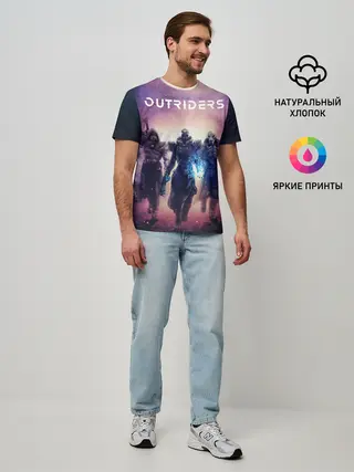 Мужская базовая футболка / Outriders
