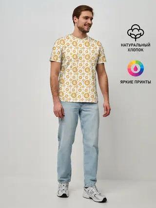 Мужская базовая футболка / Лев