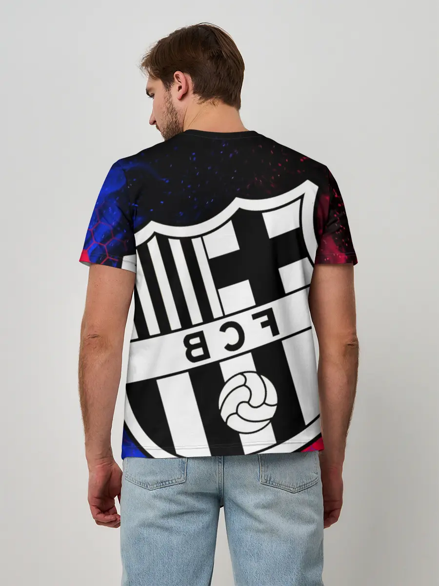 Мужская базовая футболка / ЛУИС СУАРЕС / БАРСЕЛОНА