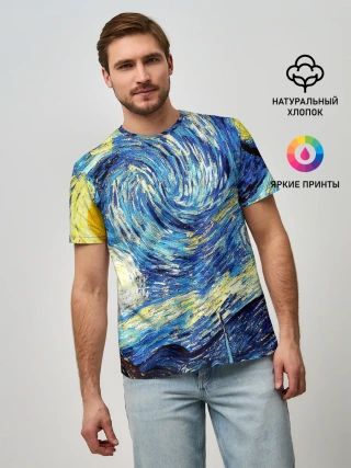 Мужская базовая футболка / ВАНГОГ