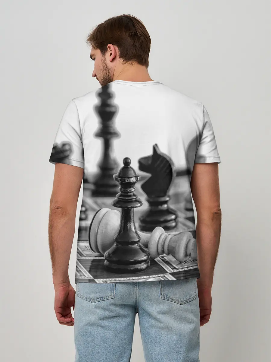 Мужская базовая футболка / Шах и мат Шахматы