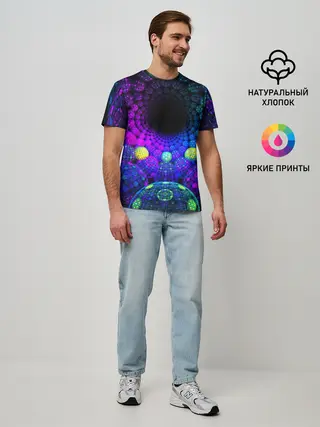 Мужская базовая футболка / PSY NEON