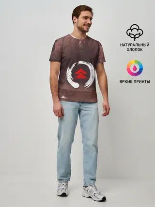 Мужская базовая футболка / Demon Tsushima | Демон