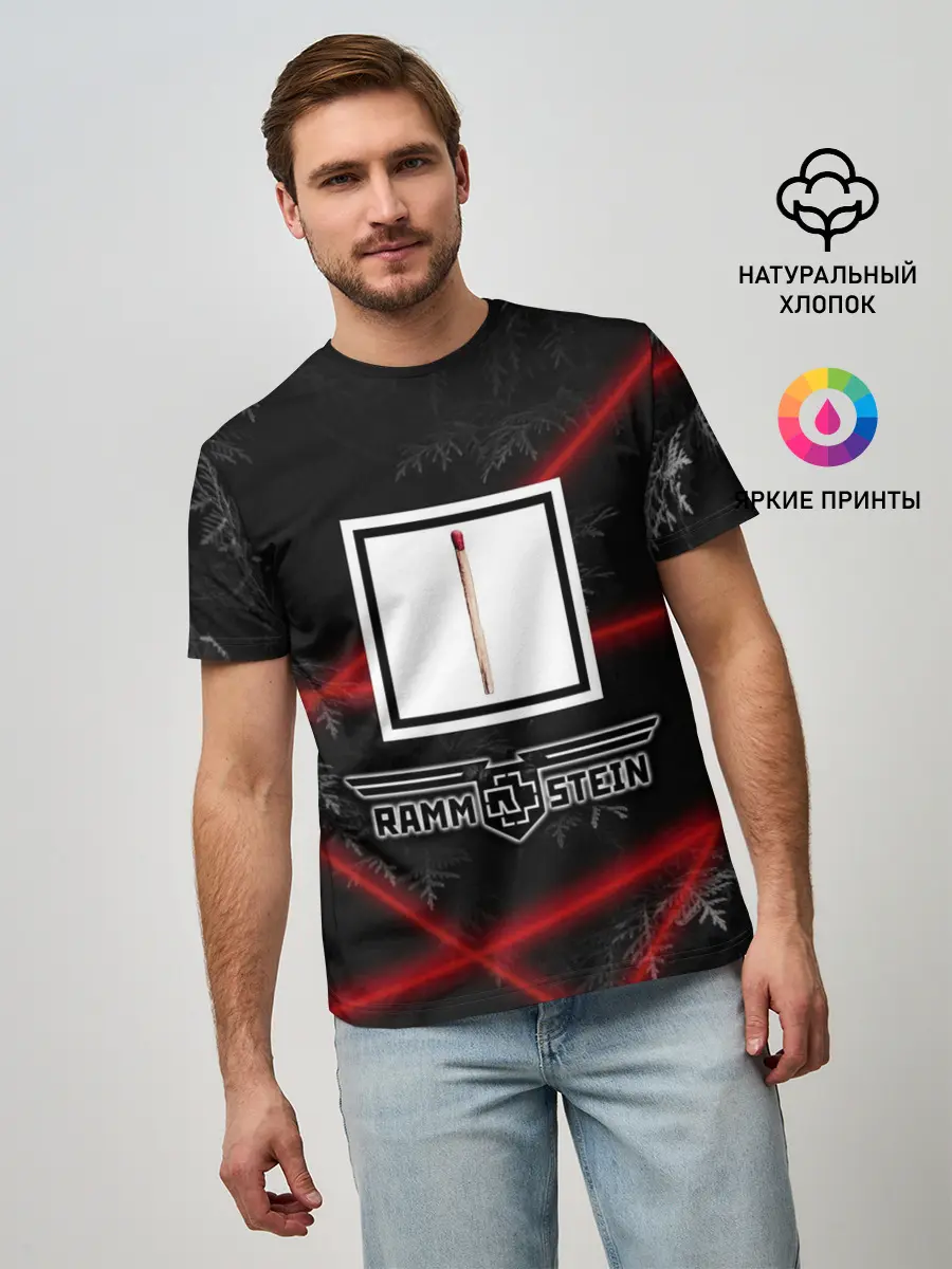 Мужская базовая футболка / Rammstein
