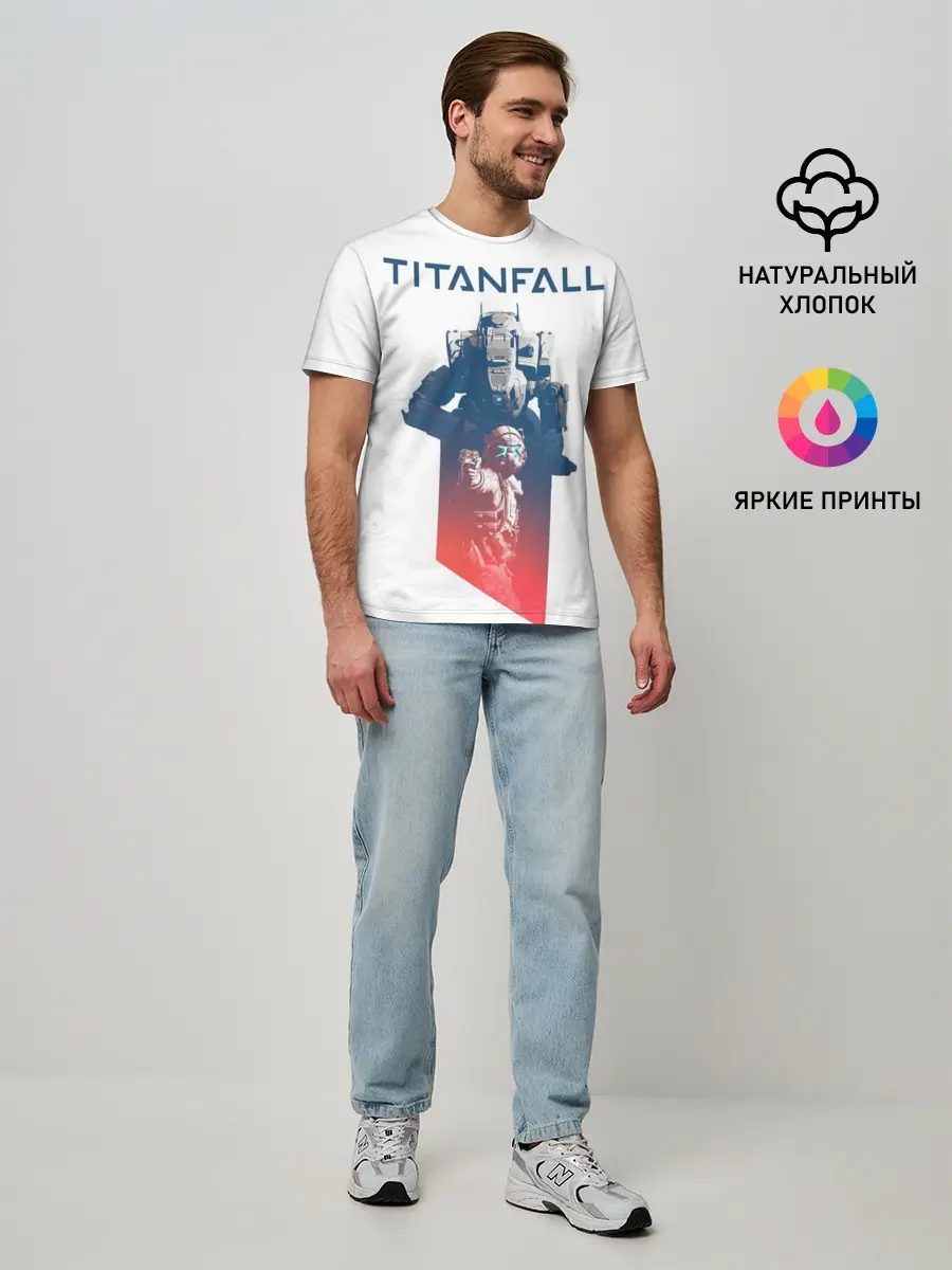 Мужская базовая футболка / Titanfall