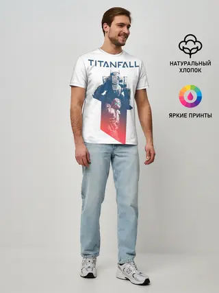 Мужская базовая футболка / Titanfall