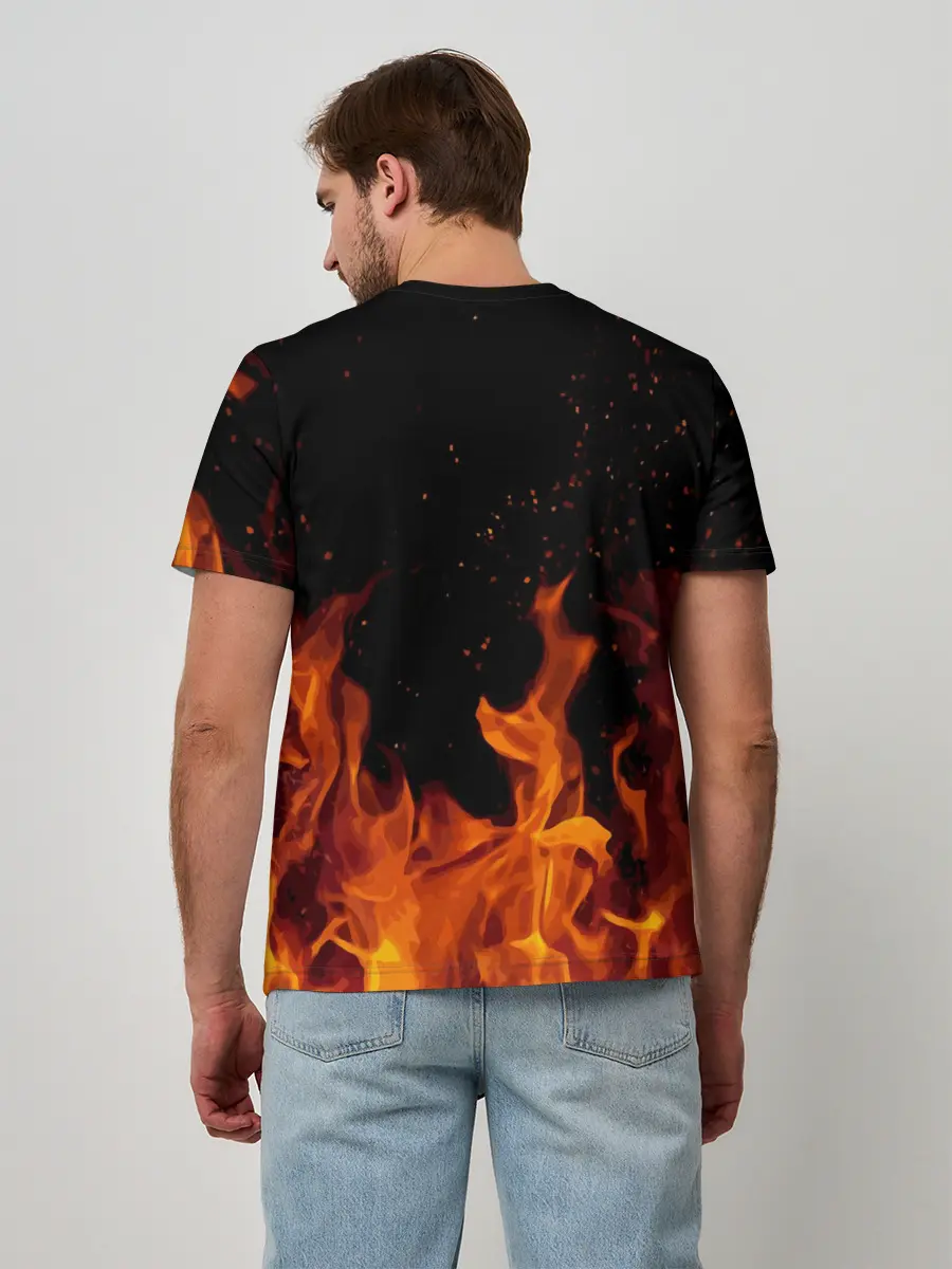 Мужская базовая футболка / СЕКТОР ГАЗА FIRE