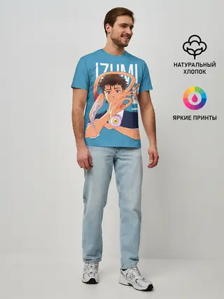 Мужская базовая футболка / Izumi and Migi