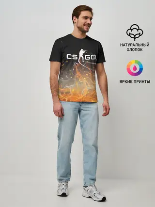 Мужская базовая футболка / COUNTER STRIKE